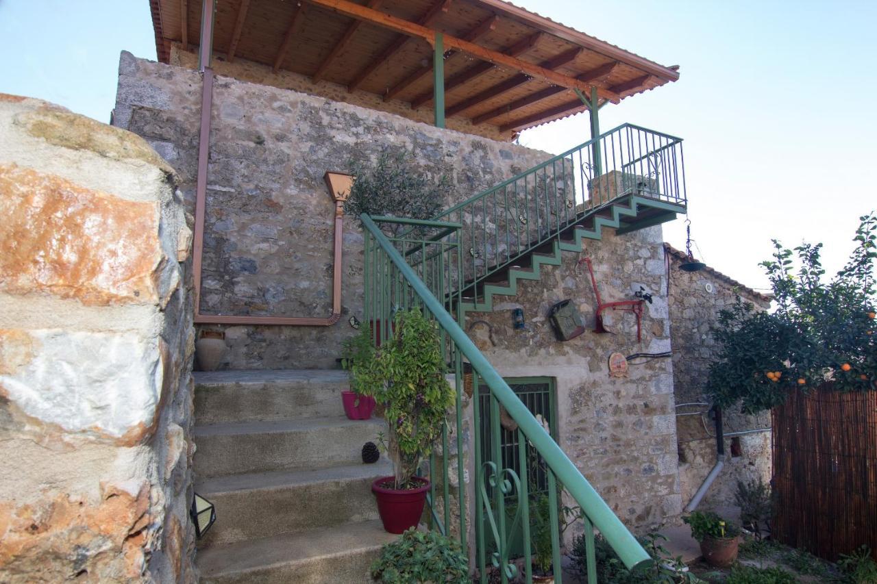 Stavroulas Stone House In Rigklia, Messinia Riglia Exterior foto