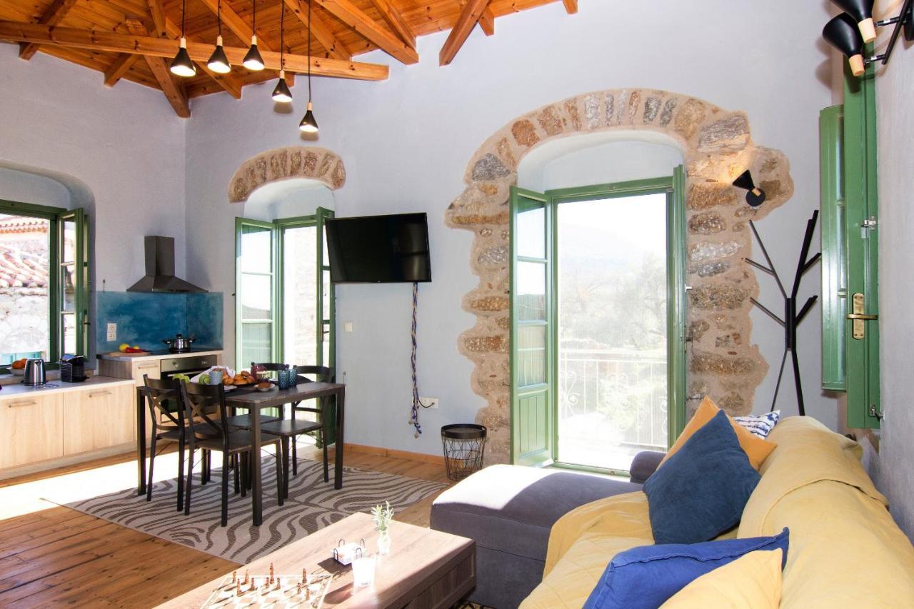 Stavroulas Stone House In Rigklia, Messinia Riglia Exterior foto