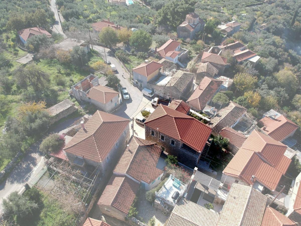 Stavroulas Stone House In Rigklia, Messinia Riglia Exterior foto